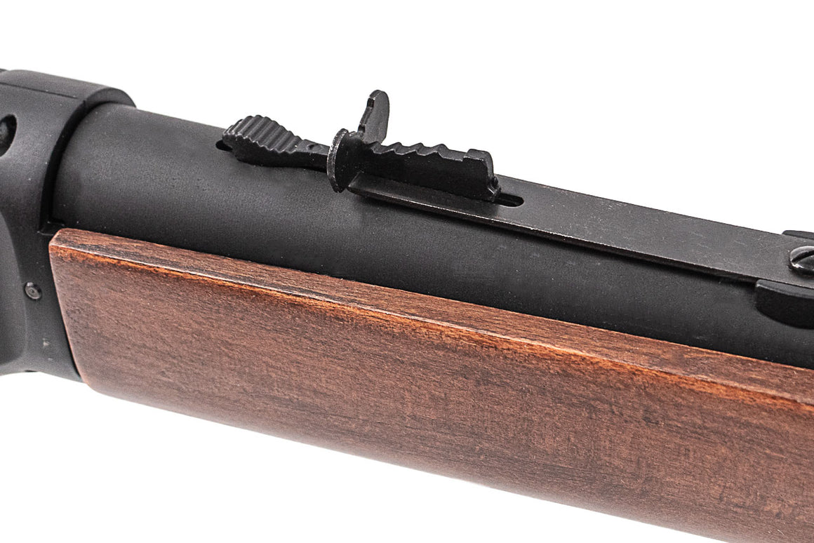 Double Bell Cowboy M1894 Real Wood Stock Gas Shell Ejection Lever Action Rifle Airsoft ( Winchester 1894 6mm Version )