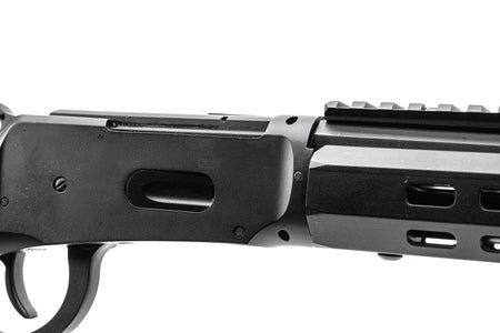 Double Bell Cowboy M1894 M-LOK Tactical Real Wood Stock Ejection Lever Action Rifle ( CO2 ) ( Winchester 1894 6mm Version )