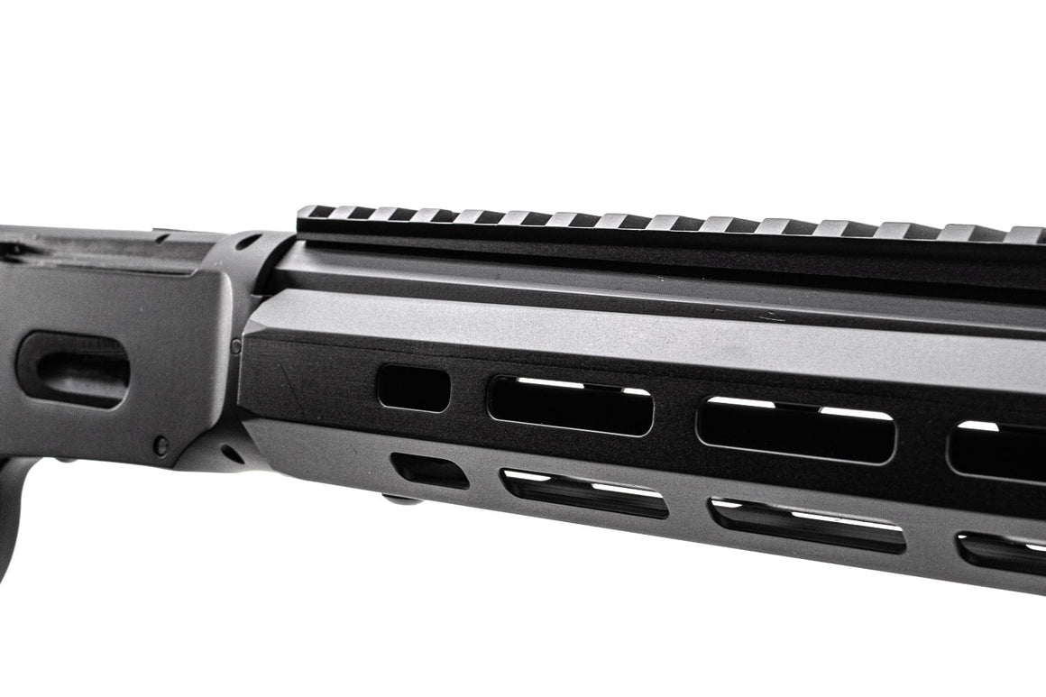 Double Bell Cowboy M1894 Short Type w/ Compensator Real Wood Stock Ejection Lever Action Rifle ( CO2 ) ( 6mm Version )