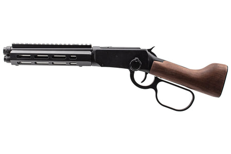Double Bell Cowboy M1894 Short Type w/ Compensator Real Wood Stock Ejection Lever Action Rifle ( CO2 ) ( 6mm Version )