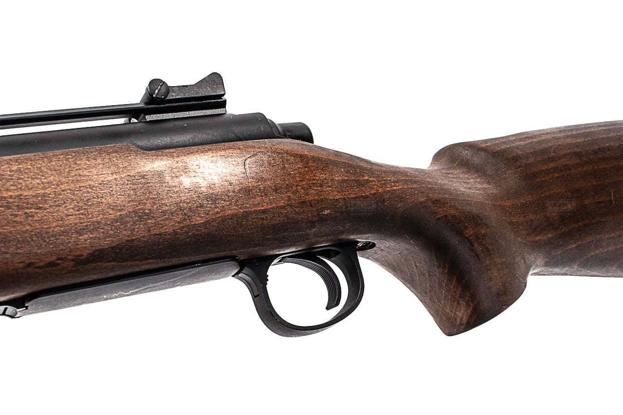 Double Bell M700 Real Wood Stock Gas Bolt Action Airsoft Sniper Rifle