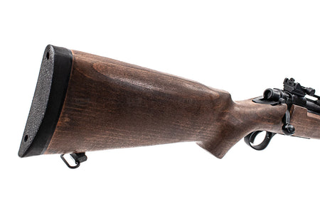 Double Bell M700 Real Wood Stock Gas Bolt Action Airsoft Sniper Rifle