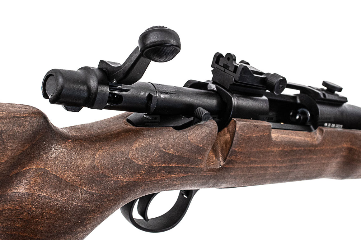 Double Bell M700 Real Wood Stock Gas Bolt Action Airsoft Sniper Rifle