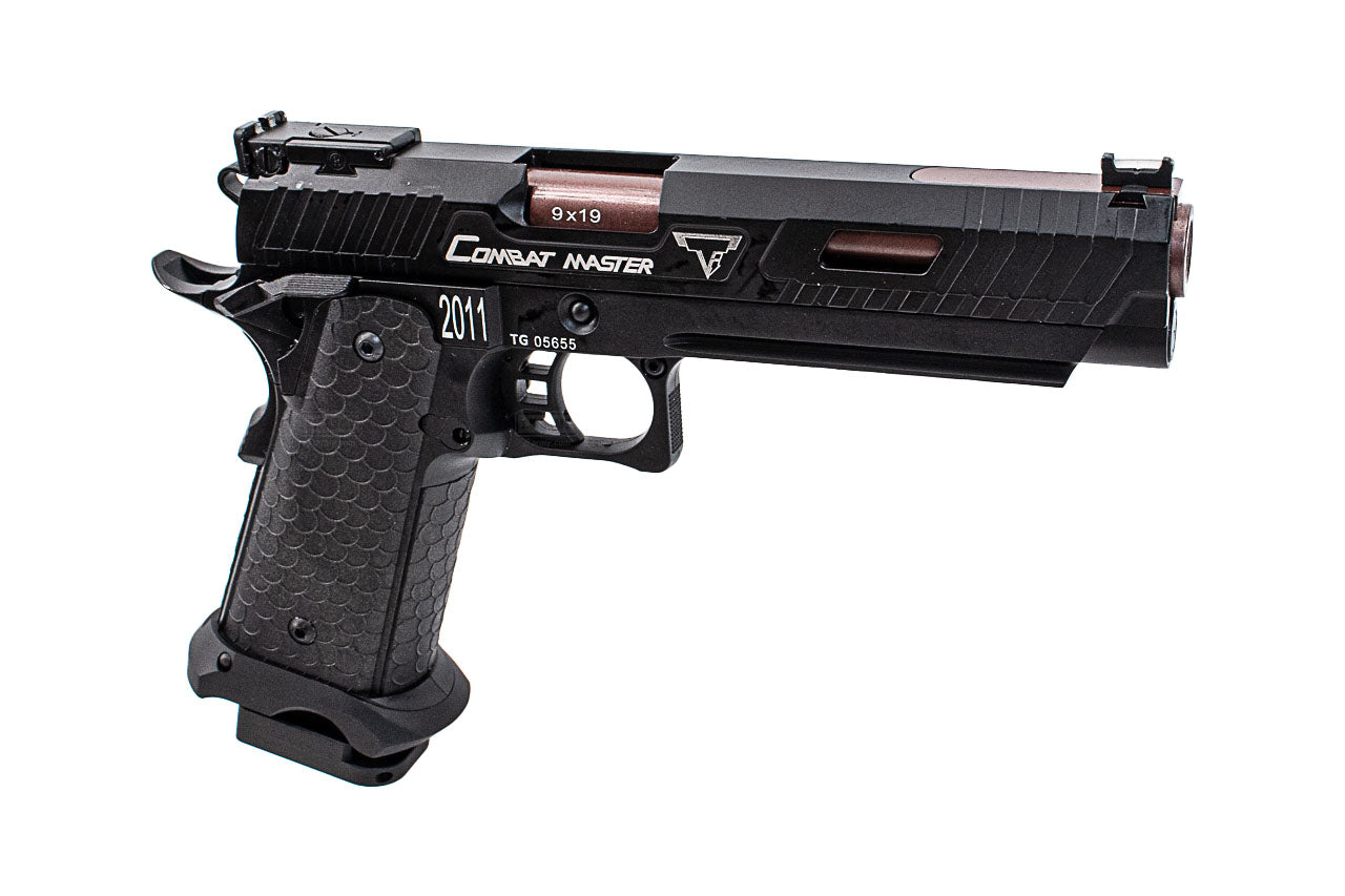 Double Bell TTI Licensed TTI STI Combat Master 2011 Sight Tracker GBB Pistol Airsoft
