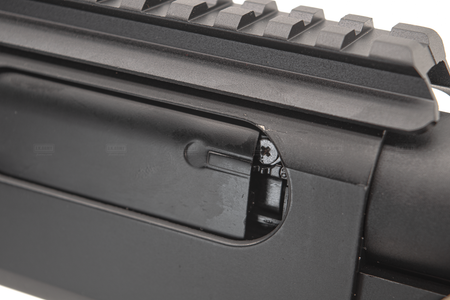 Golden Eagle M870 MP M-LOK Style with Shell Holder Gas Pump Action Airsoft Shotgun ( 3 / 6 Rounds Shooting Mode ) ( Black / Tan )-Tan