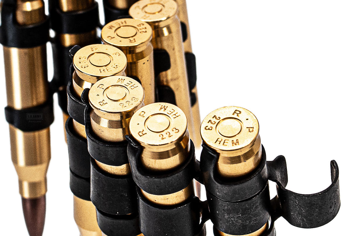 G&P M249 Aluminum 5.56 Dummy Cartridge Belt For G&P / TOP M249 AEG Series