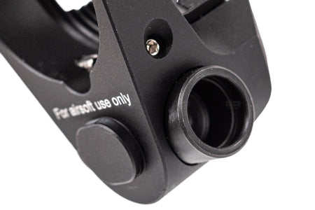 EMG Strike Industries Licensed Tribus Version 2 Castle Nut & End Plate Set For Marui TM MWS GBBR Series ( by G&P ) -Red