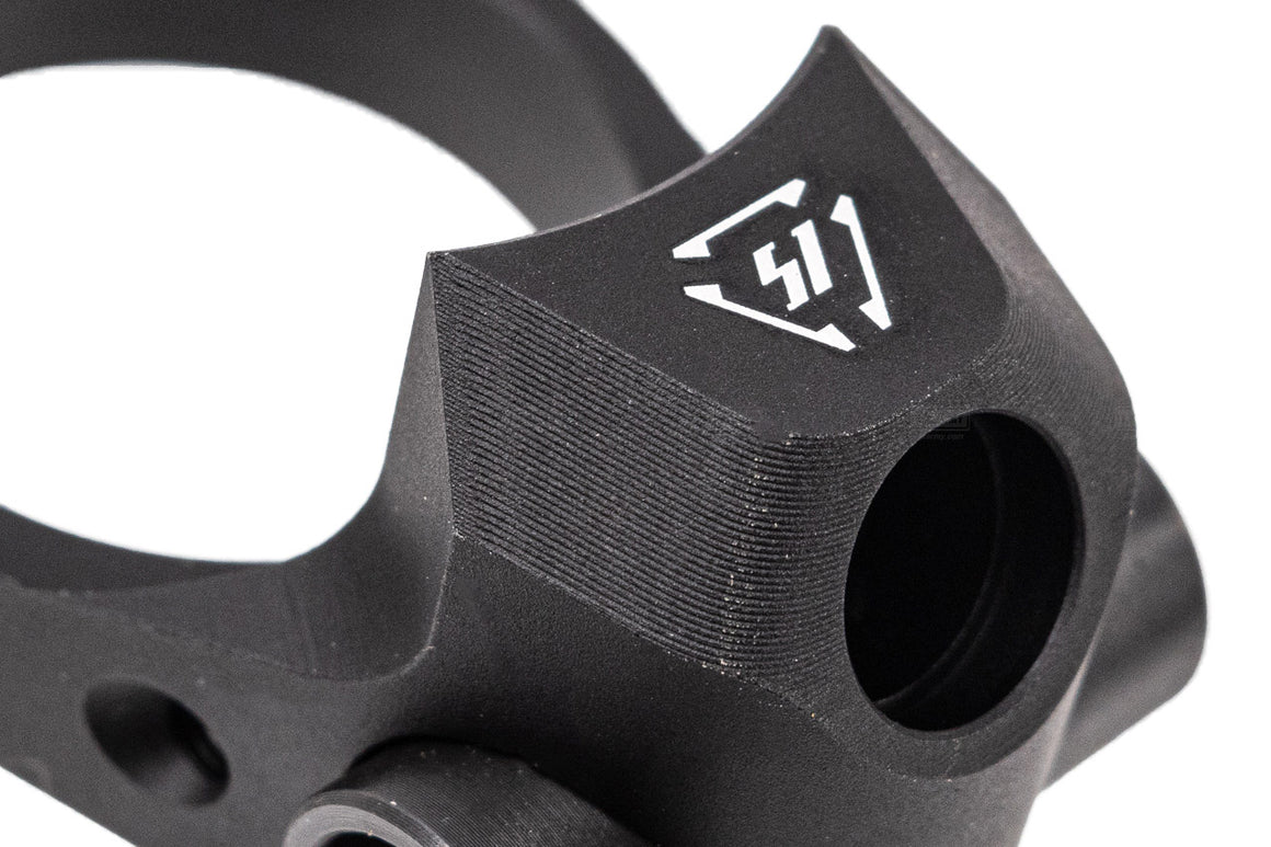 EMG Strike Industries Licensed Tribus Version 2 Castle Nut & End Plate Set For Marui TM MWS GBBR Series ( by G&P ) -Red