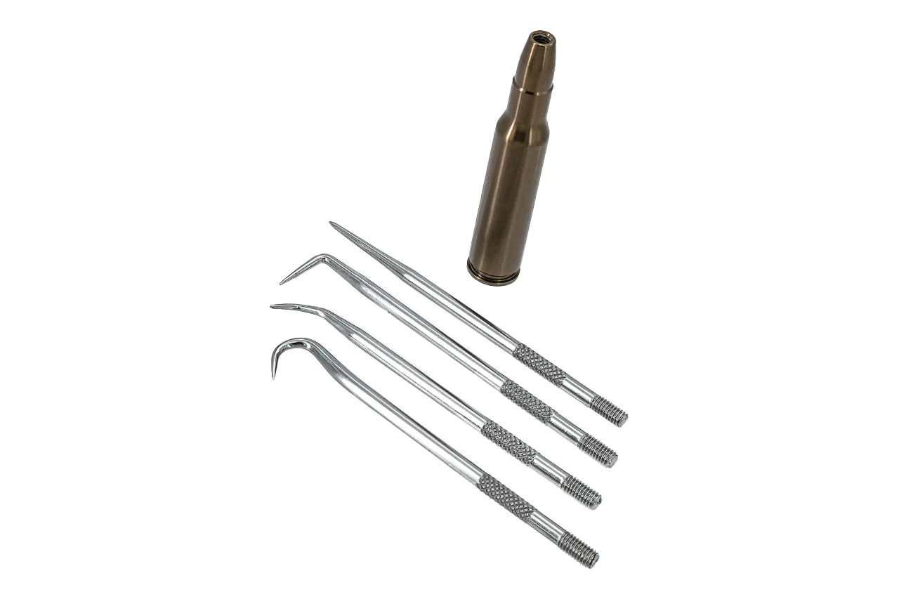 Gun Power Tool GPT 7.62 NATO Tactical Spec Type 5-Piece Multi-Pick Tool Kit-Olive Drab