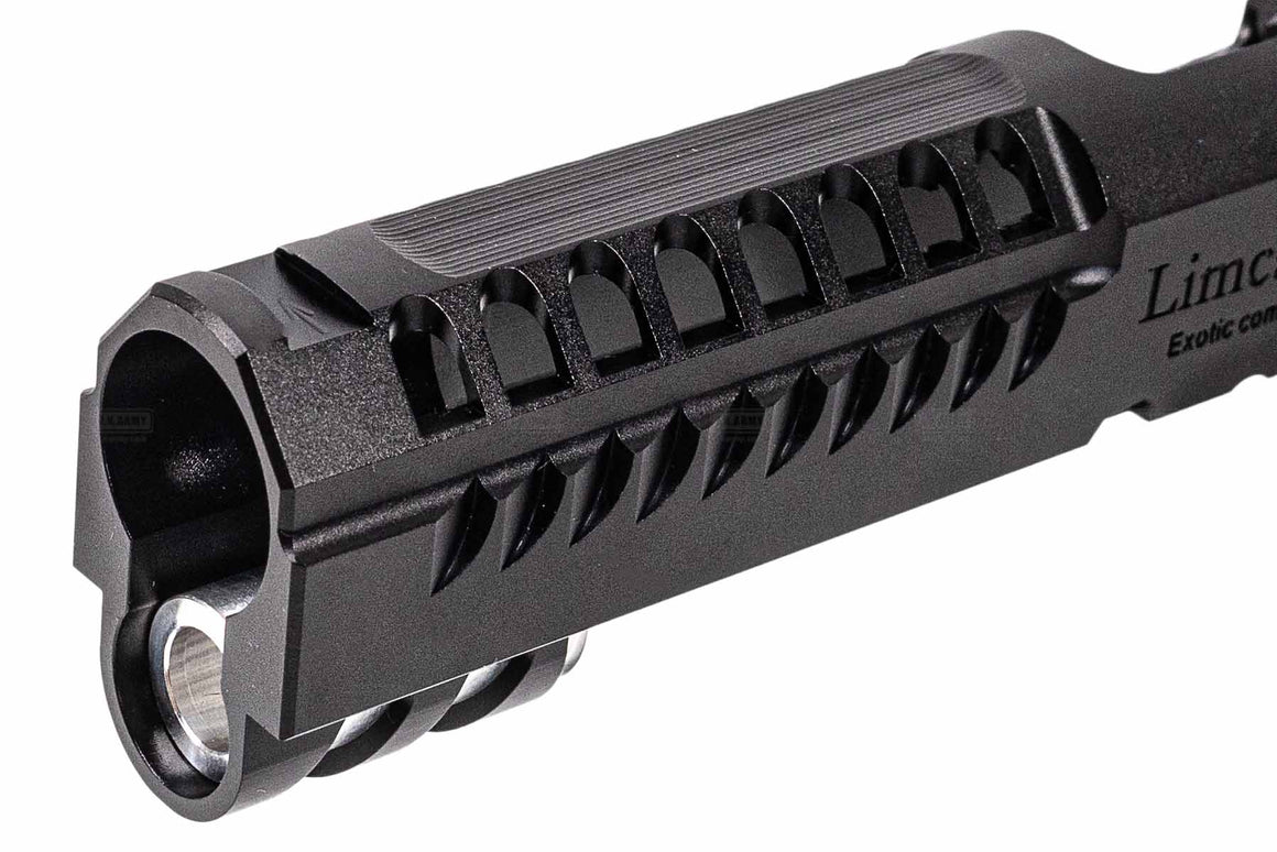 Gunsmith Bros Limcat Style Multi Cut 4.3" Single Slide For Marui TM Hi-Capa 4.3 GBBP Series-Silver