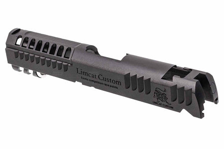 Gunsmith Bros Limcat Style Multi Cut 4.3" Single Slide For Marui TM Hi-Capa 4.3 GBBP Series-Silver