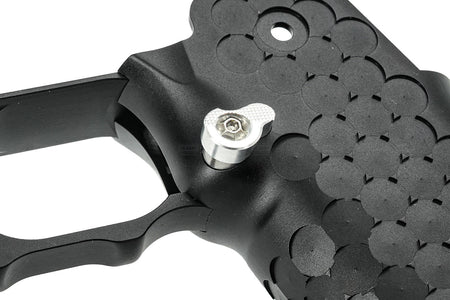 Gunsmith Bros CNC Aluminum MACRO POCKET Style Grip For Marui TM Hi-Capa GBBP Series-Silver