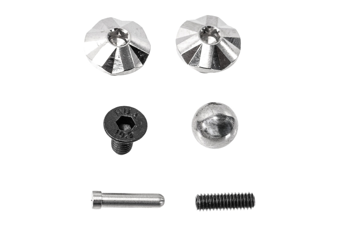 Gunsmith Bros CNC Aluminum SV Original Style Grip For Marui TM Hi-Capa GBBP Series -Silver