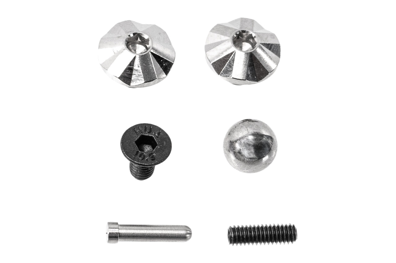 Gunsmith Bros CNC Aluminum SV Original Style Grip For Marui TM Hi-Capa GBBP Series -Silver