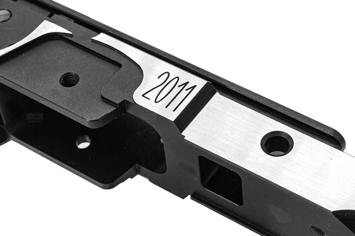 Gunsmith Bros CNC Aluminum STI Style 3.9" Frame For Marui TM Hi-Capa 5.1 GBBP Series -Silver