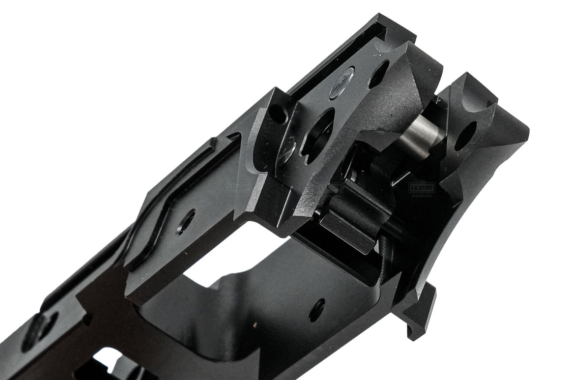 Gunsmith Bros CNC Aluminum STI Style 3.9" Tactical Rail Frame For Marui TM Hi-Capa GBBP Series -Silver