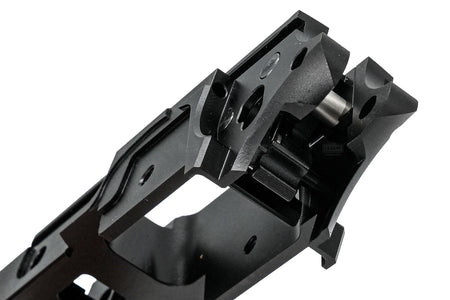 Gunsmith Bros CNC Aluminum STI Style 3.9" Tactical Rail Frame For Marui TM Hi-Capa GBBP Series -Silver