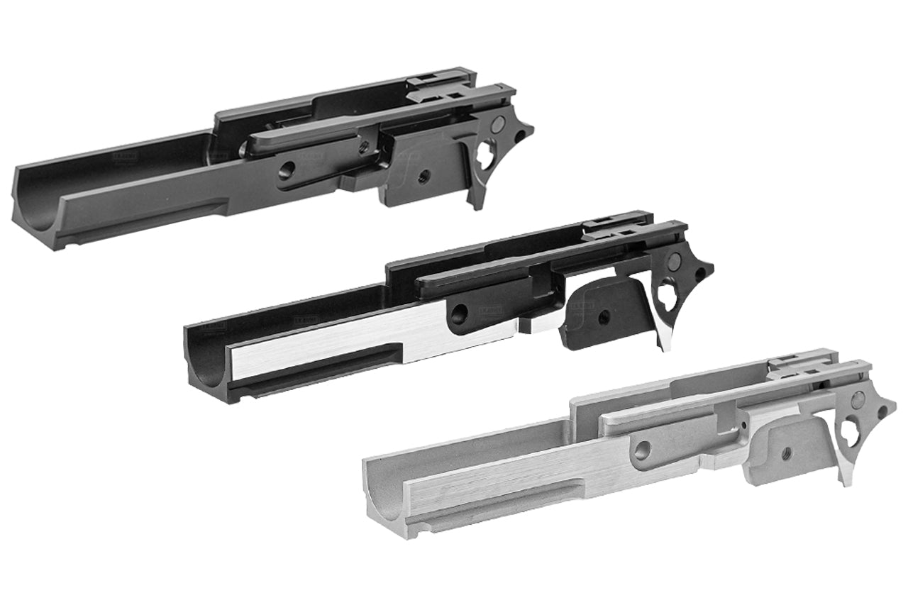 Gunsmith Bros CNC Aluminum SV INF Style 3.9" Tactical Frame For Marui TM Hi-Capa 5.1 GBBP Series -Silver
