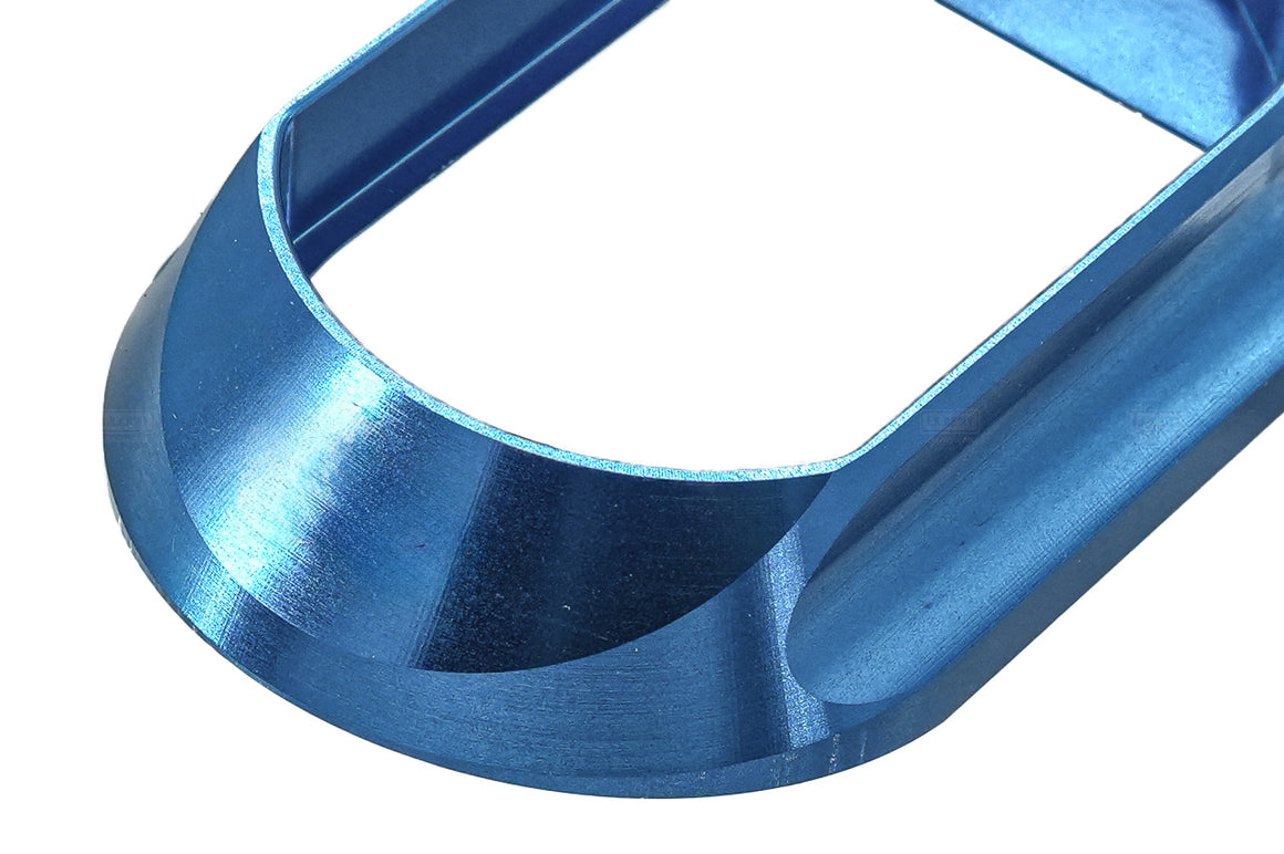 Gunsmith Bros CNC Aluminum INF Style Magwell For Marui TM Hi-Capa GBBP Series -Silver