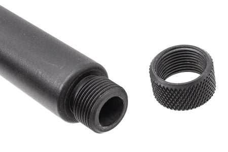 Gunsmith Bros 14mm CCW Threaded Outer Barrel For Marui TM Hi-Capa 5.1 GBBP Series -Silver
