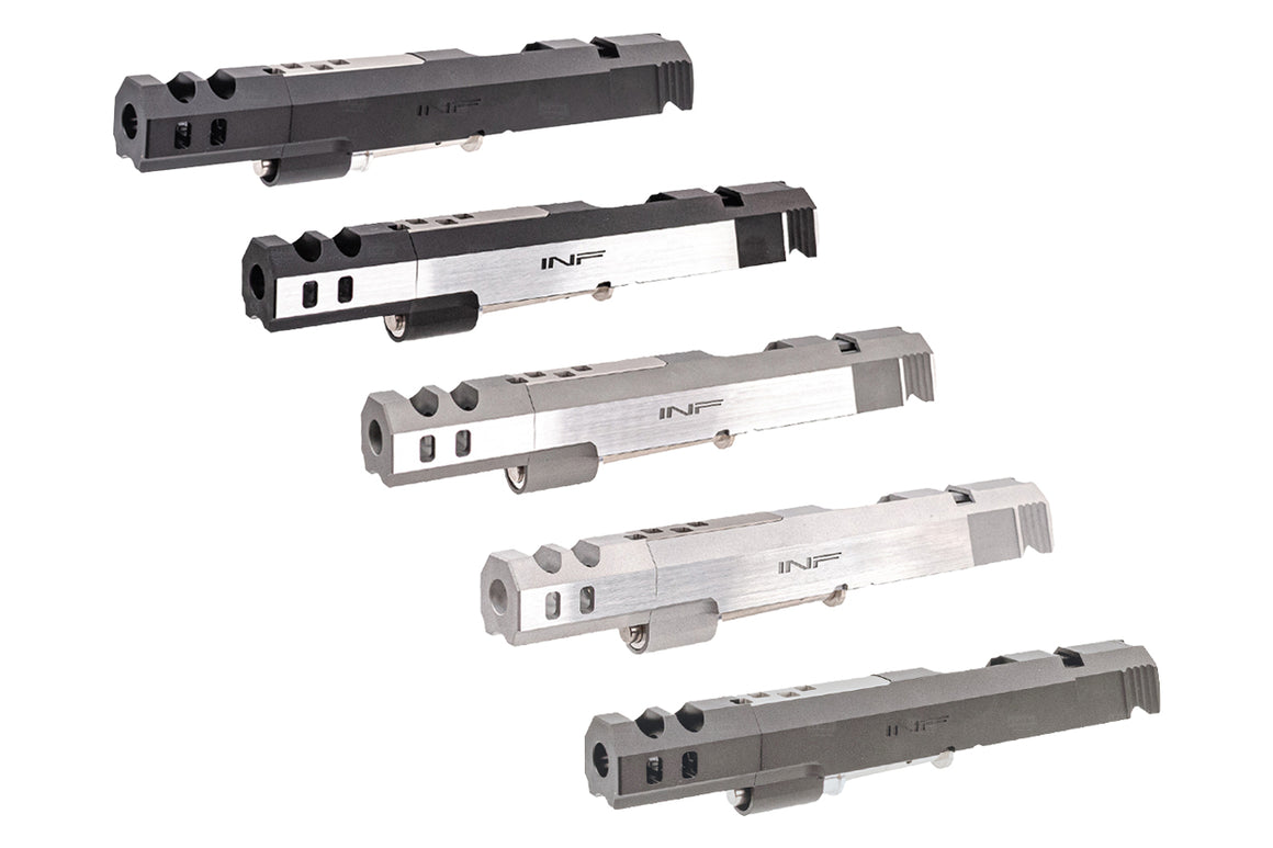 Gunsmith Bros INF Style IMM Cobra Slide Set For Marui TM Hi-Capa GBBP Series -Silver