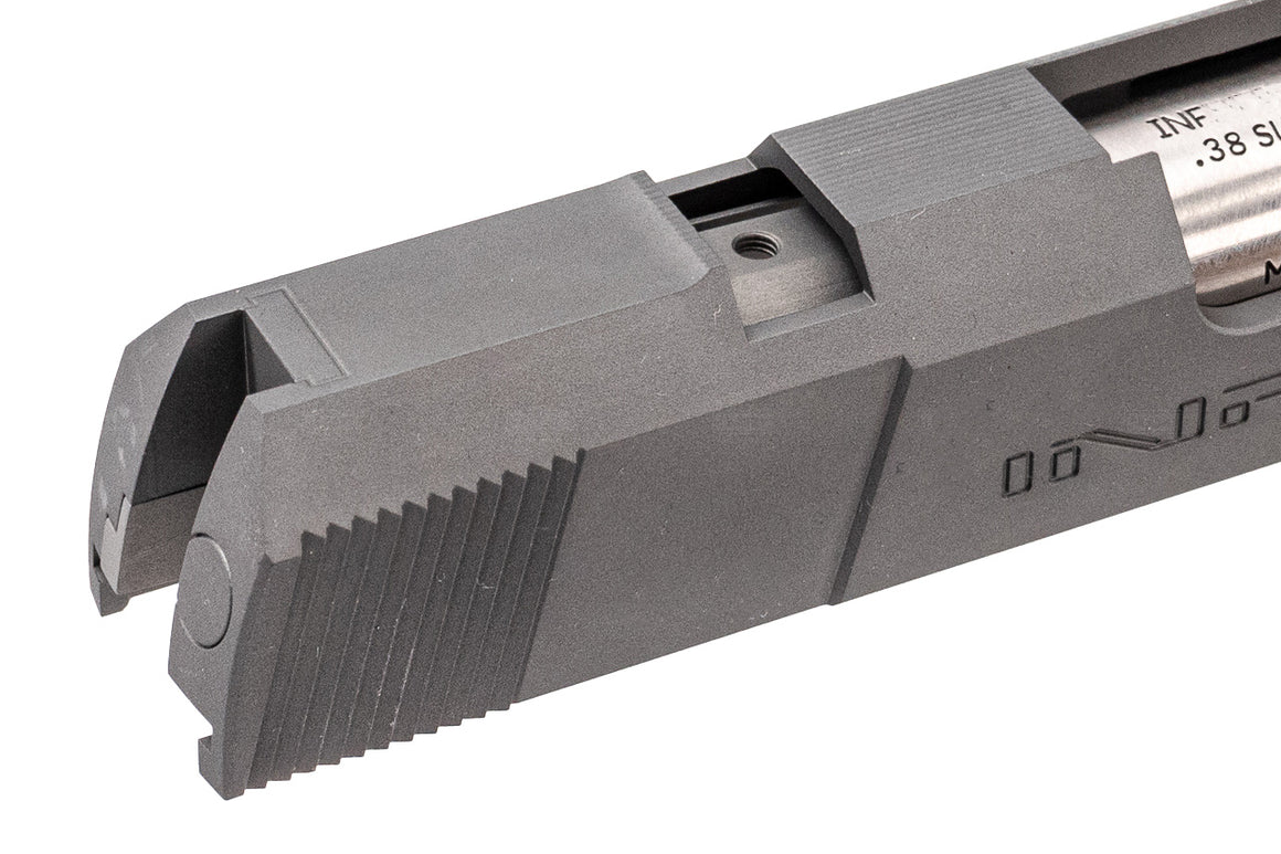 Gunsmith Bros CNC Aluminum INF Style IMM ORG. Slide Set For Marui TM Hi-Capa GBBP Series -Silver