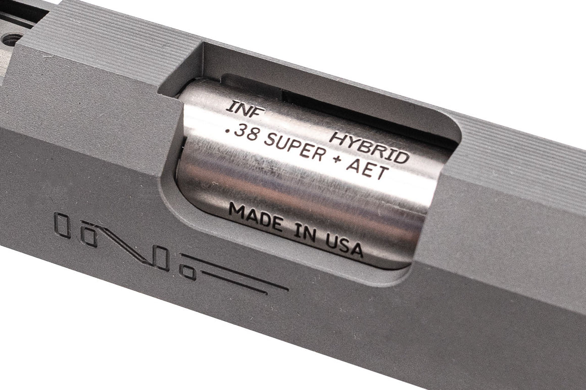 Gunsmith Bros CNC Aluminum INF Style IMM ORG. Slide Set For Marui TM Hi-Capa GBBP Series -Silver