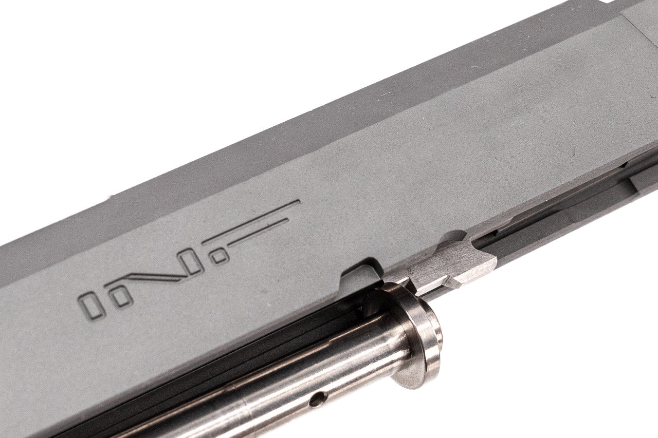 Gunsmith Bros CNC Aluminum INF Style IMM ORG. Slide Set For Marui TM Hi-Capa GBBP Series -Silver