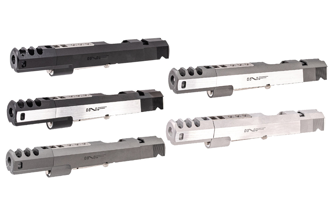 Gunsmith Bros CNC Aluminum INF Style IMM ORG. Slide Set For Marui TM Hi-Capa GBBP Series -Silver
