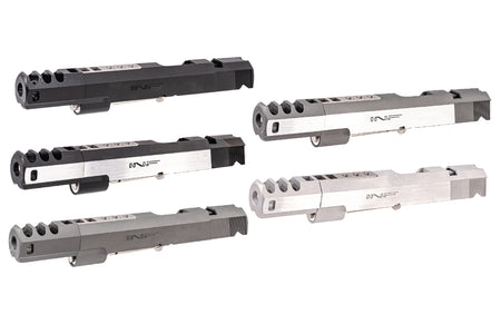 Gunsmith Bros CNC Aluminum INF Style IMM ORG. Slide Set For Marui TM Hi-Capa GBBP Series -Silver