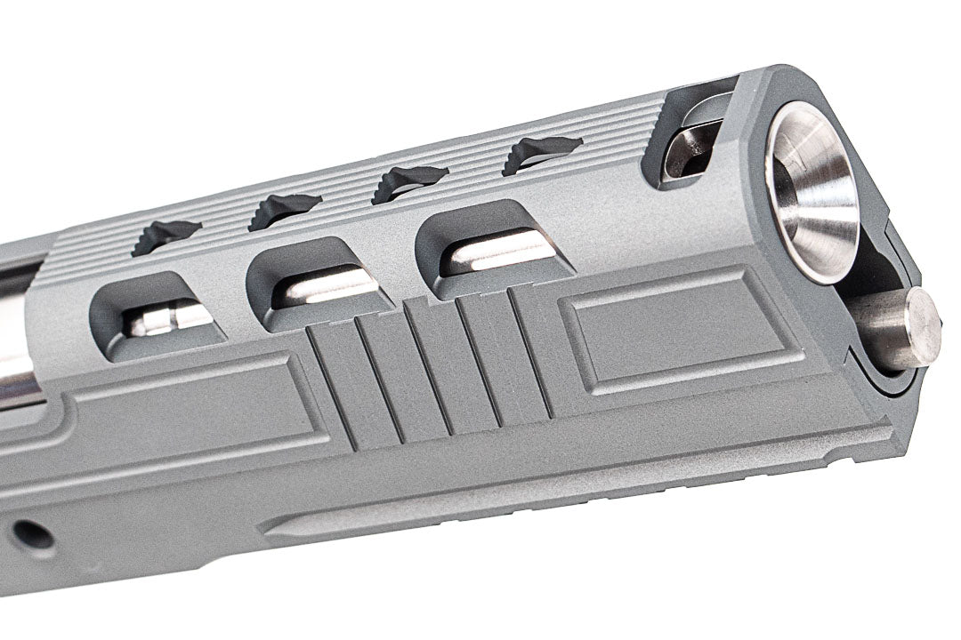 Gunsmith Bros CNC Aluminum DWX 2011Style Optics Slide Kit Set For Tokyo Marui TM Hi-Capa Series-2 Tone Black