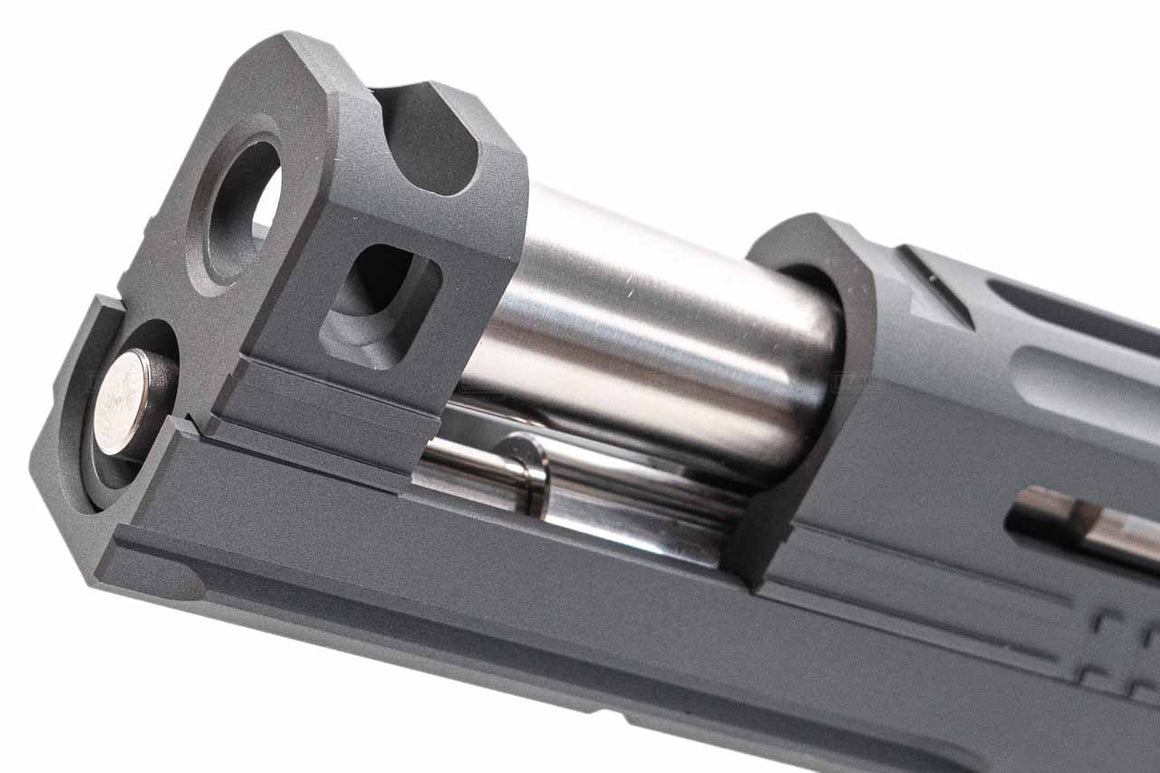Gunsmith Bros LimCat Style Concealed Comp Carry Optic Slide Kit For Marui TM Hi-Capa GBBP Series-Silver