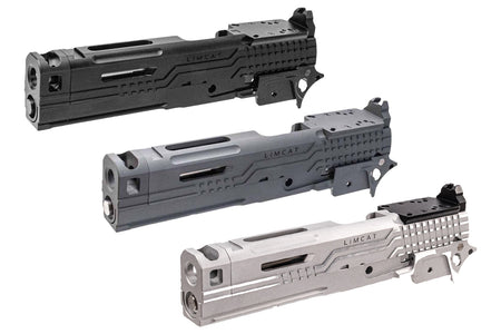 Gunsmith Bros LimCat Style Concealed Comp Carry Optic Slide Kit For Marui TM Hi-Capa GBBP Series-Silver