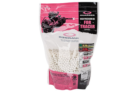 Guarder High Precision Made - 0.28g Green Glowing BB Pellets ( 3500 rounds, Bag )  ( 6mm Tracer BB )