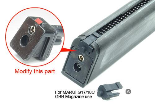 Guarder G-Series GBB Magazine Base ( Standard OD ) ( Marui Model 17 )