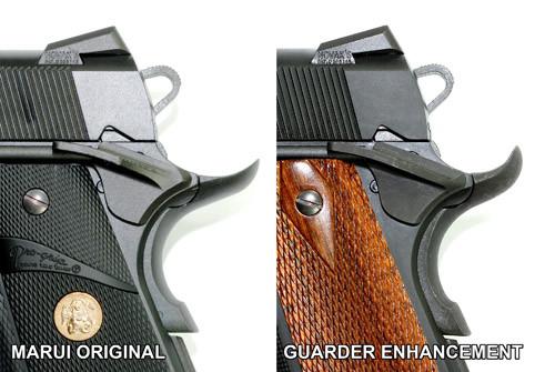 Guarder Stainless Grip Safety for Marui MEU ( BK )