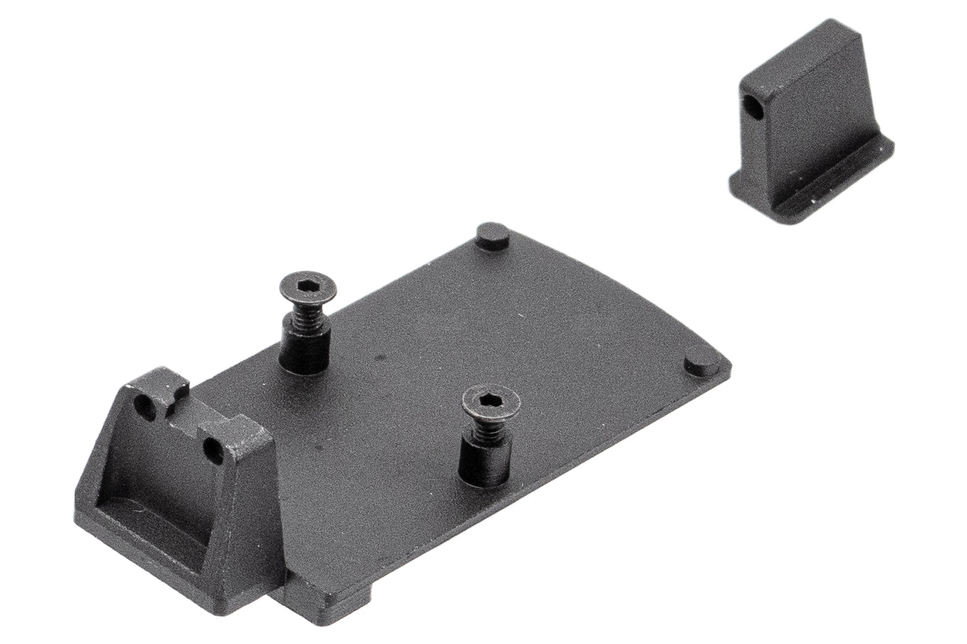 GUNDAY RMR Mount Base with Sight Set For Umarex / VFC Glock System ( for G19X , G19 Gen4, G17 Gen5, G45 etc. )