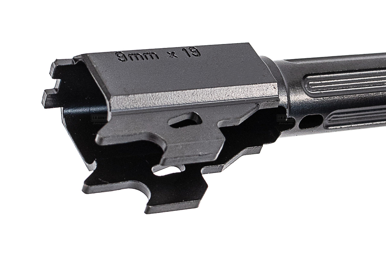 GUNDAY Steel 14mm CCW Fluted Outer Barrel For SIG AIR / VFC P320 M17 GBBP