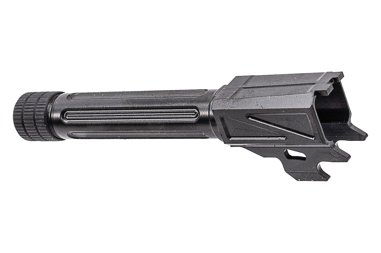 GUNDAY Steel 14mm CCW Fluted Outer Barrel For SIG AIR / VFC P320 M18 / X Carry GBBP