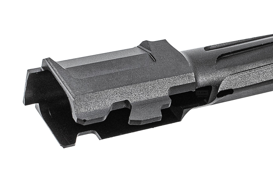 GUNDAY R Style Aluminum Outer Barrel With Compensator For Umarex / VFC Glock 19 Gen4 / Glock 19X / Glock 45 GBBP-Gold