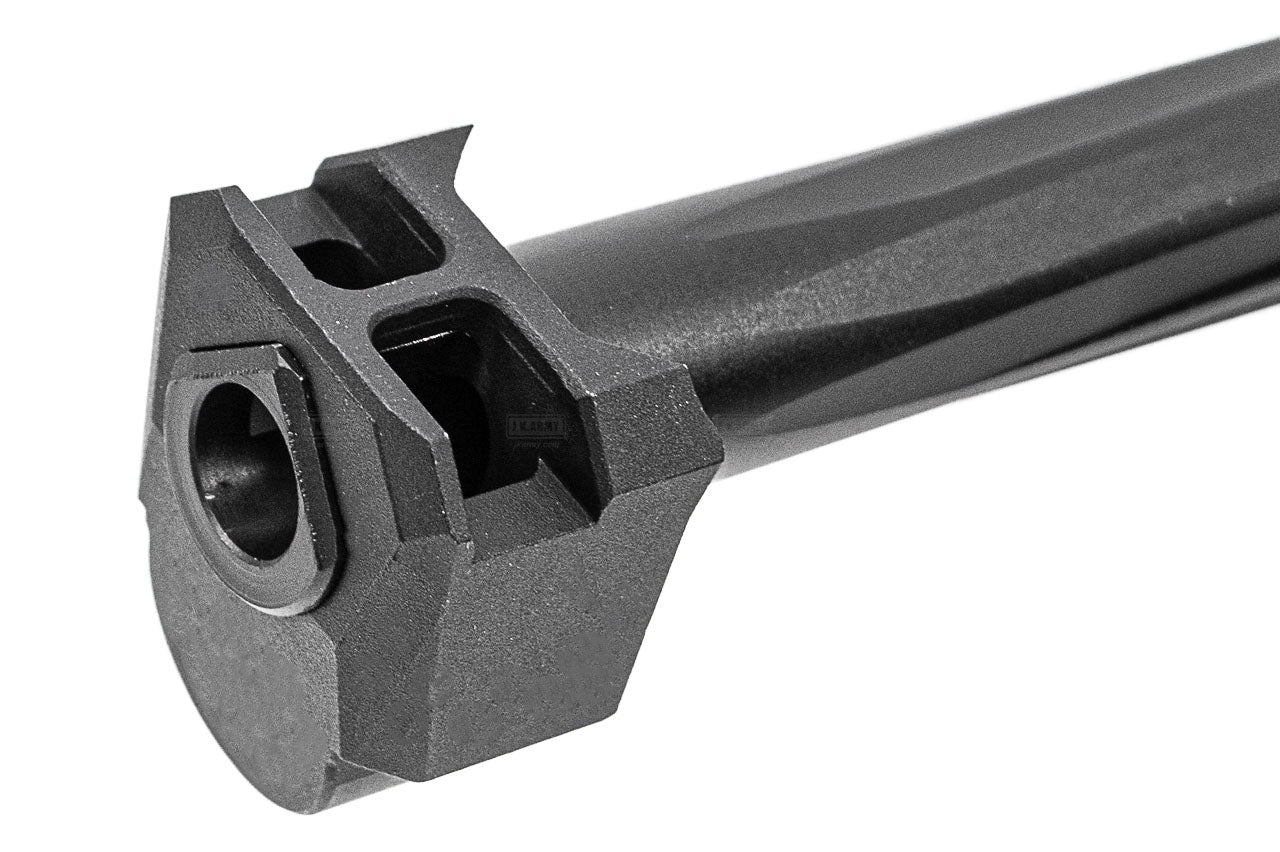 GUNDAY Aluminum R Style Outer Barrel Set With Compensator For UMAREX / VFC Glock 17 Gen 5 GBBP-Gold