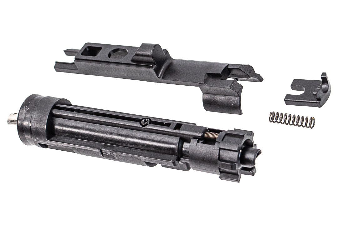 GUNDAY Aluminum R Style Bolt Set For Marui TM MWS GBBR Series ( w/ Unicorn Complete Nozzle Set )-Blue