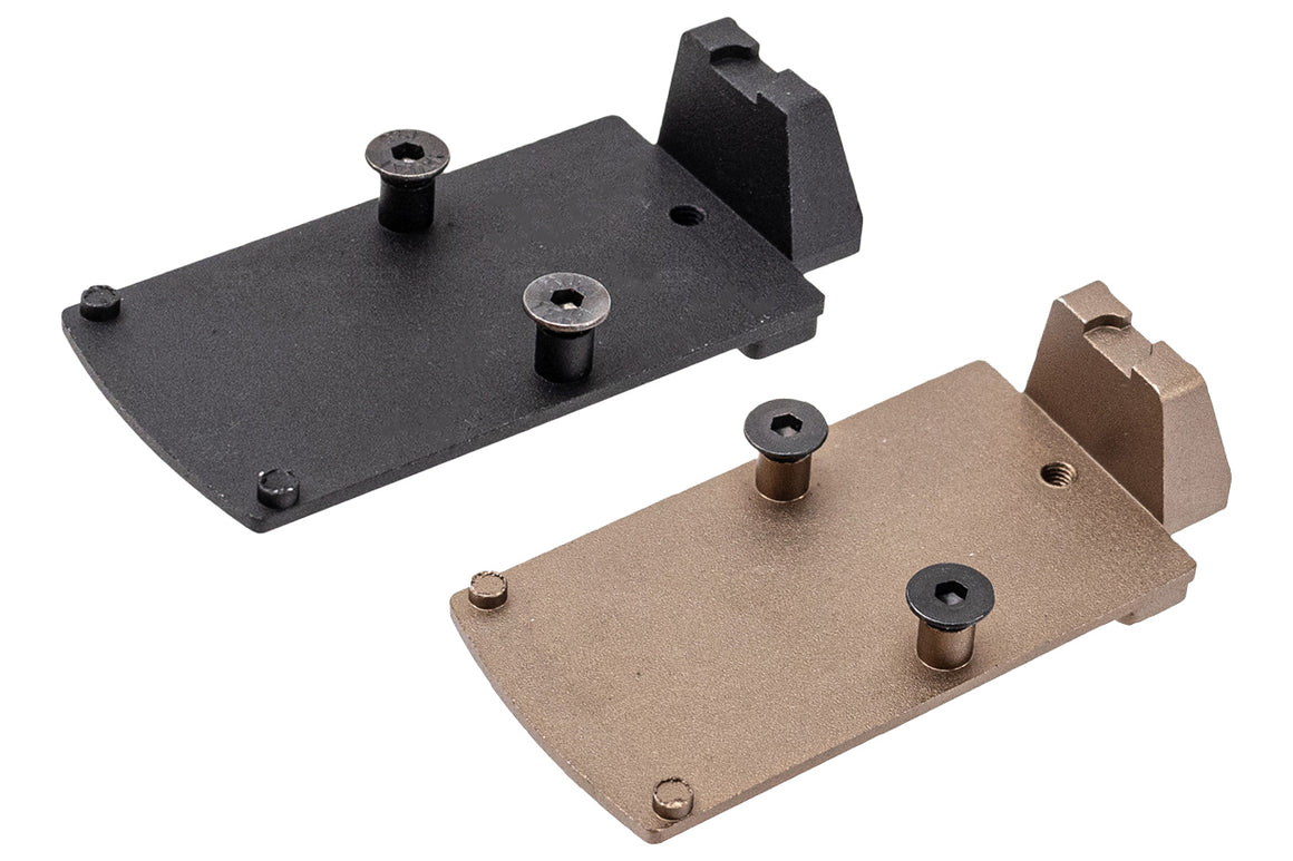 GUNDAY RMR Optic Mount Base with Sight For Marui TM / WE G Model GBBP Series-FDE