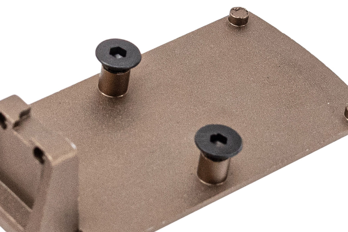 GUNDAY RMR Optic Mount Base with Sight For Marui TM / WE G Model GBBP Series-FDE