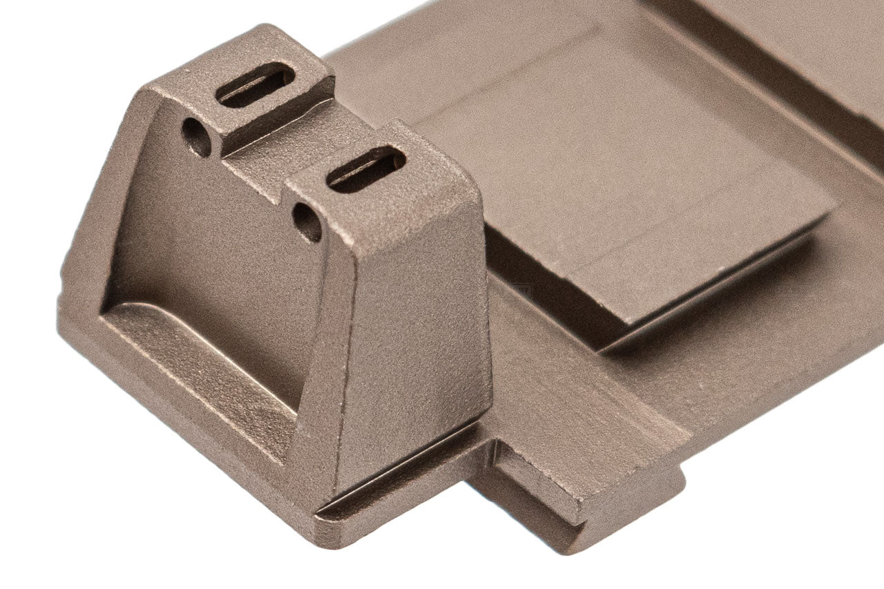 GUNDAY ACRO Optic Mount Base with Sight For Marui TM / WE G Model GBBP Series -FDE