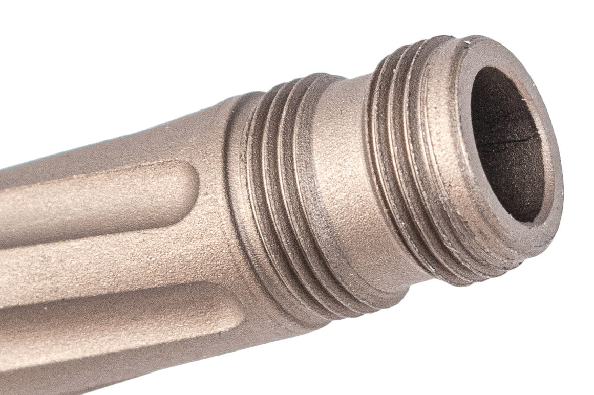 GUNDAY Twisted 14mm CCW Threaded Type A Outer Barrel For SIG AIR / VFC P320 M17 GBBP Series -Gold