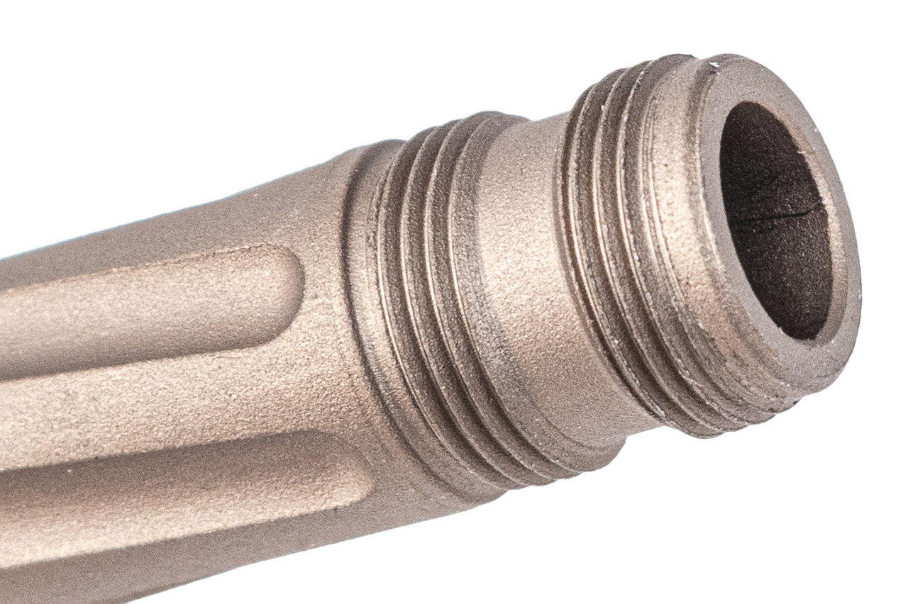 GUNDAY Twisted 14mm CCW Threaded Type A Outer Barrel For SIG AIR / VFC P320 M17 GBBP Series -Gold