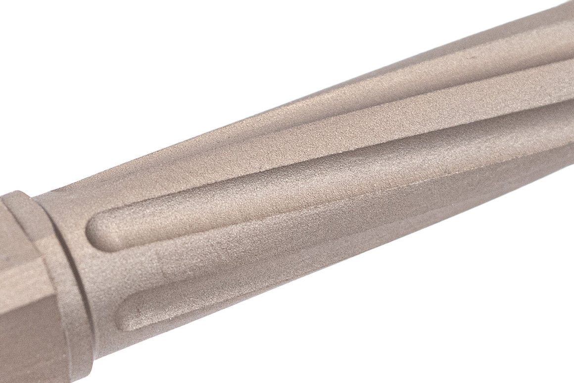 GUNDAY Twisted 14mm CCW Threaded Type A Outer Barrel For SIG AIR / VFC P320 M17 GBBP Series -Gold