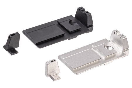 GUNDAY ACRO Optic Adaptor Plate & Sight Kit For Tokyo Marui TM Hi-Capa 5.1 GBBP -Silver
