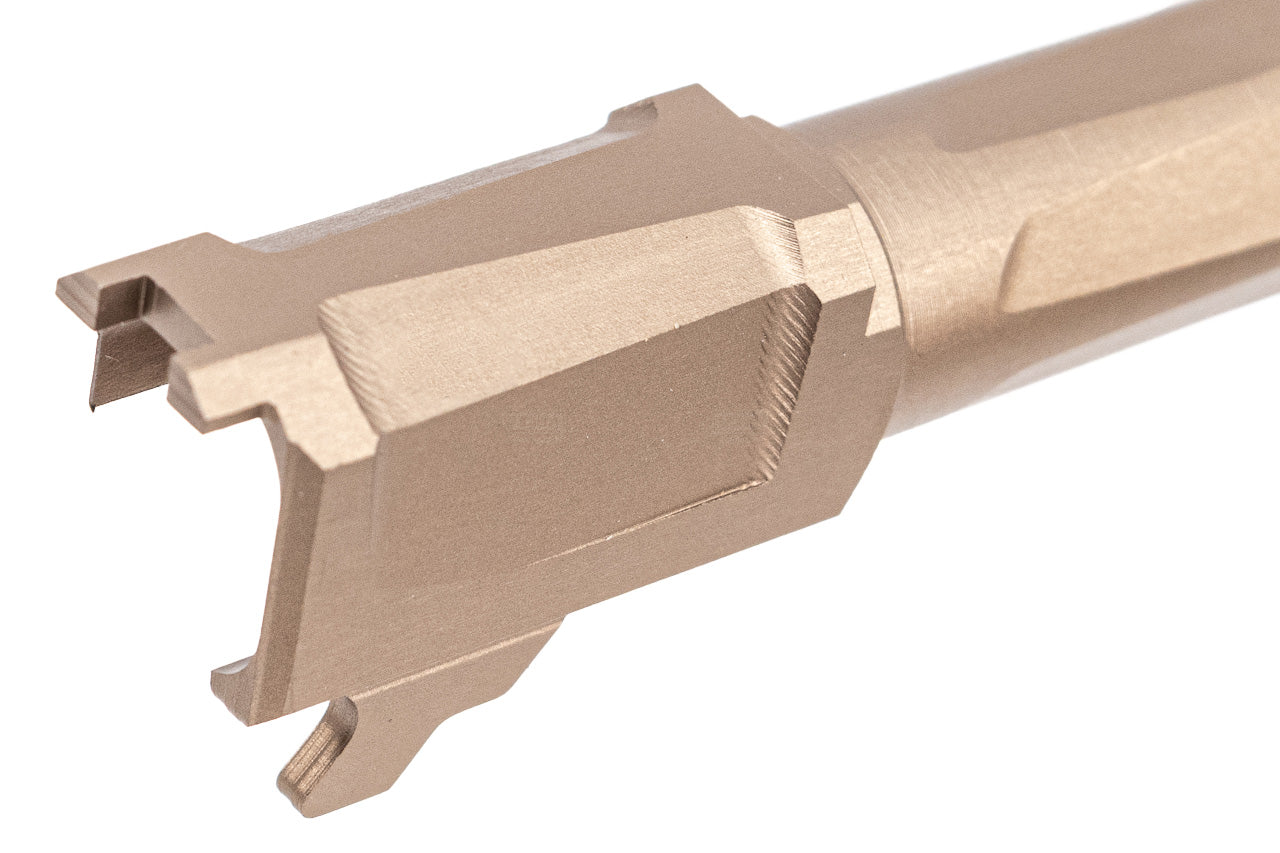 GUNDAY R Style Aluminum Outer Barrel With Compensator For EMG Strike Industries SI P365 GBBP -2 Tone